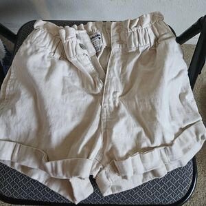 Charlotte Rouse Cream Shorts XS